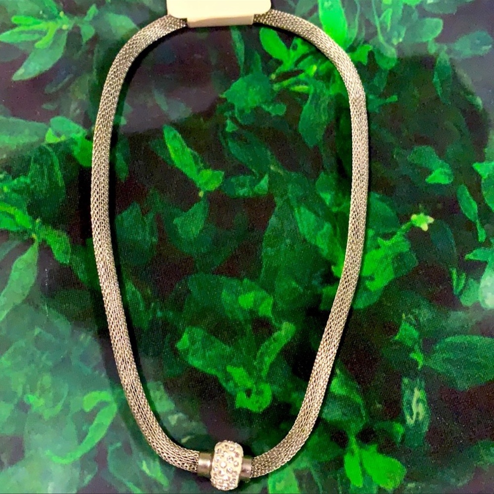 rhinestone bead necklace